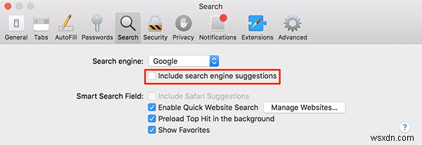 ChromeとSafariで検索候補を無効にする方法 