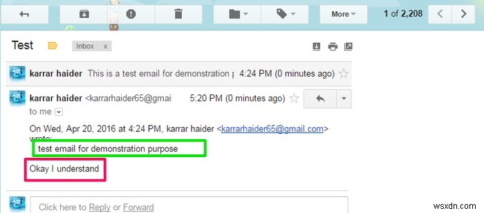 Gmailで特定のフレーズだけに返信する方法 