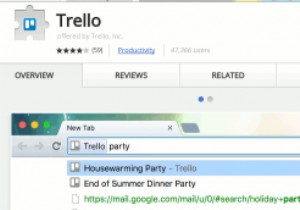 Trelloの公式Chrome拡張機能を使用して、カードをすばやく追加し、ボードを開く 