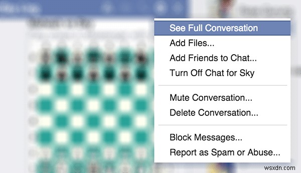 Facebookメッセンジャーで隠しチェスゲームを有効にする方法 
