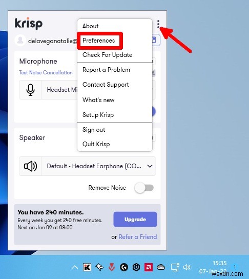 通話、ゲーム、録音にKrispを使用する方法 