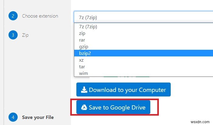 GoogleドライブでZIPおよびRARファイルを開く方法 