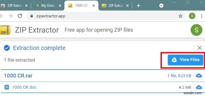 GoogleドライブでZIPおよびRARファイルを開く方法 
