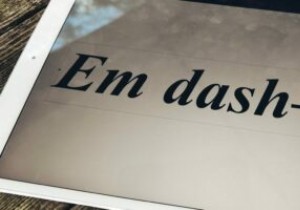 任意のプラットフォームでEmダッシュを入力するための最良の方法 