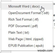 GoogleドキュメントをMicrosoftWord（およびその逆）に変換する方法 