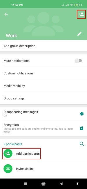 WhatsAppグループを作成および管理する方法 