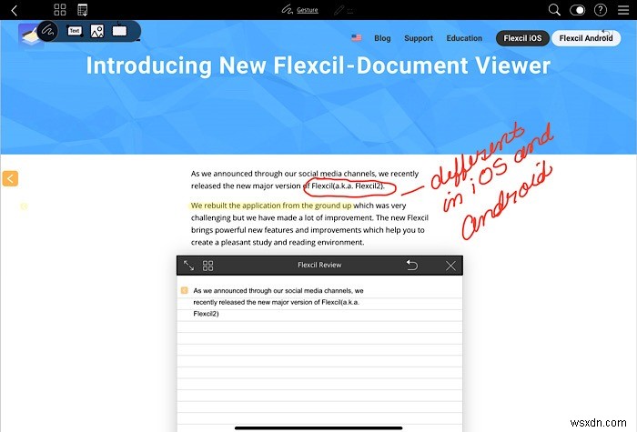 Flexcil 2レビュー：適応可能なメモを取る 