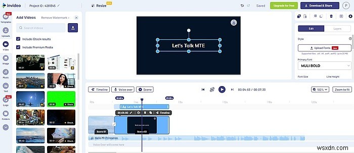 InVideoオンラインビデオエディタでソーシャルビデオアセットを簡単に 