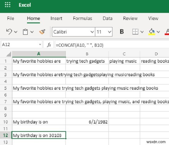 Excelで連結関数を使用する方法 