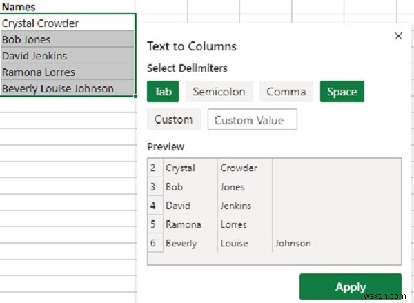 MicrosoftExcelでセルを分割する3つの方法 