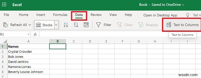 MicrosoftExcelでセルを分割する3つの方法 