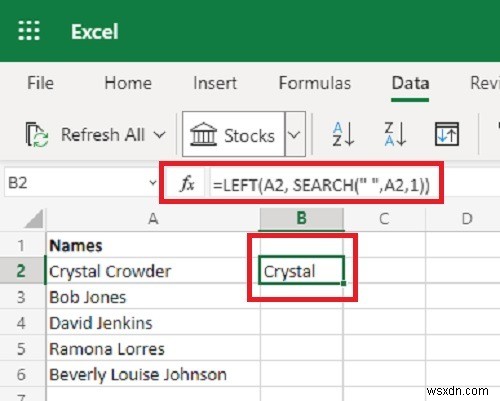 MicrosoftExcelでセルを分割する3つの方法 