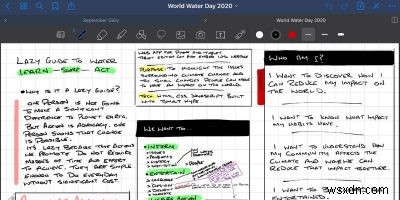 Goodnotesを使用して1日をより適切に管理する方法 