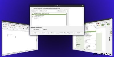 LibreOfficeWriterで独自の定型句テンプレートを作成する方法 
