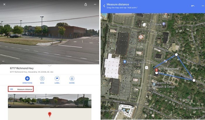Googleマップで2点間の距離を測定する方法 
