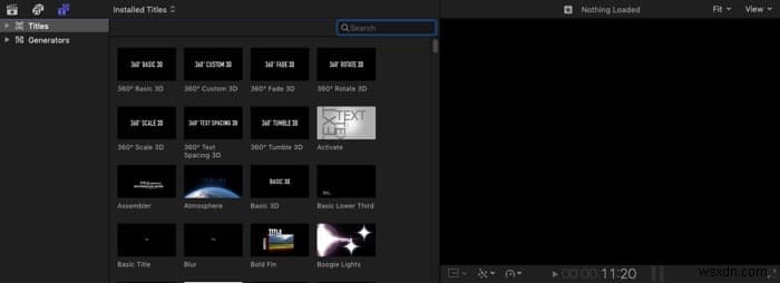 FinalCutProでビデオにテキストを追加する方法 