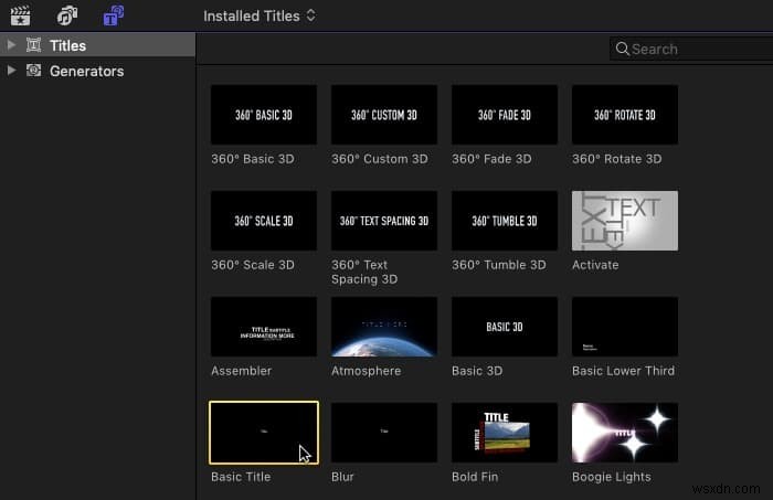 FinalCutProでビデオにテキストを追加する方法 