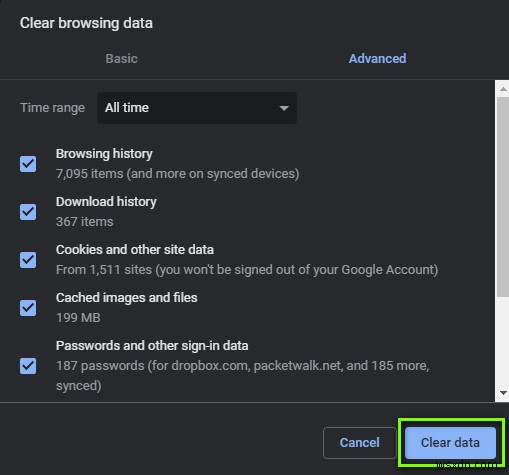 修正：ChromeとEdgeでのRESULT_CODE_MISSING_DATAエラー 