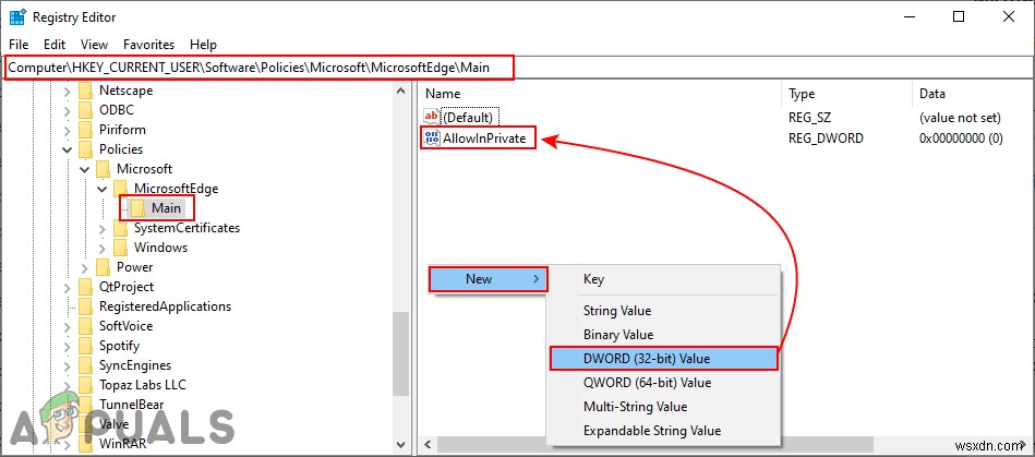 Microsoft Edgeでプライベートブラウジングを無効にする方法は？ 