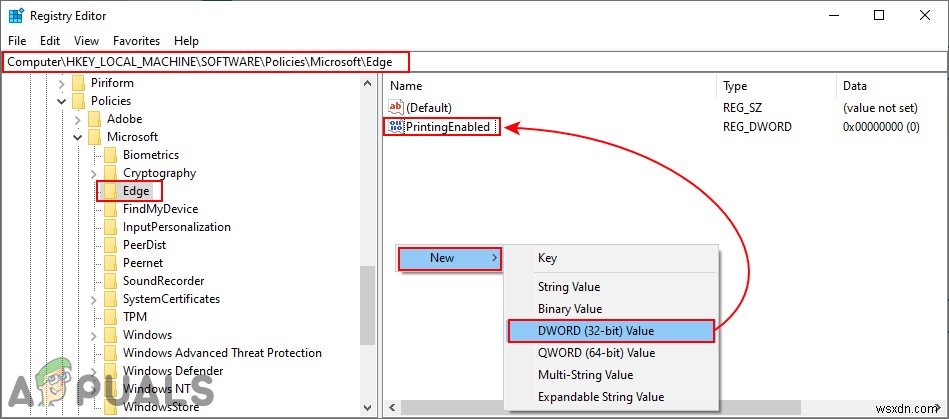 Windows10のMicrosoftEdgeで印刷を無効にする方法は？ 