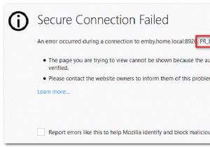 FirefoxでPR_END_OF_FILE_ERROR「セキュア接続に失敗しました」を修正する方法 