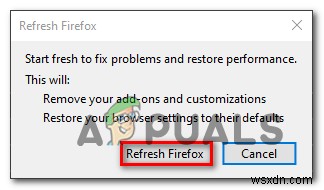 FirefoxでPR_END_OF_FILE_ERROR「セキュア接続に失敗しました」を修正する方法 