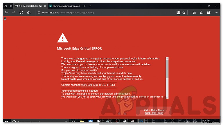 Microsoft Edgeの重大なエラーを修正する方法は？ 