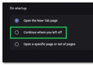 「Chromeの継続使用」が機能しない問題を修正する方法 