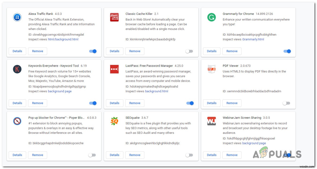 修正：Chrome拡張機能が機能しなくなった 