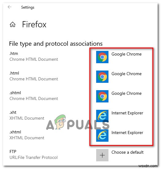 修正：Windows10でFirefoxをデフォルトのブラウザとして設定できない 