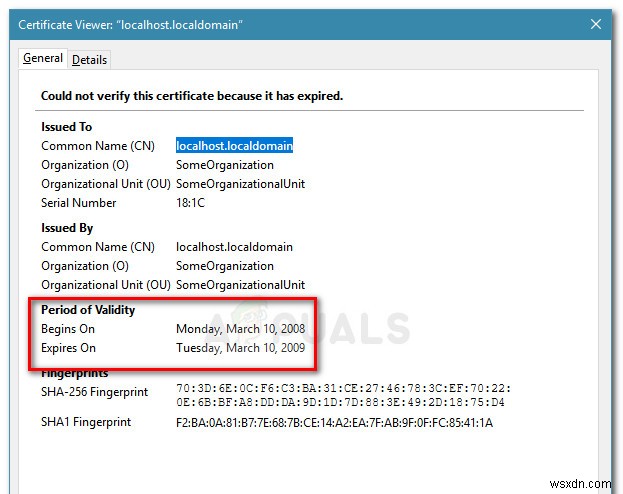 修正：SSL_ERROR_BAD_CERT_DOMAIN 