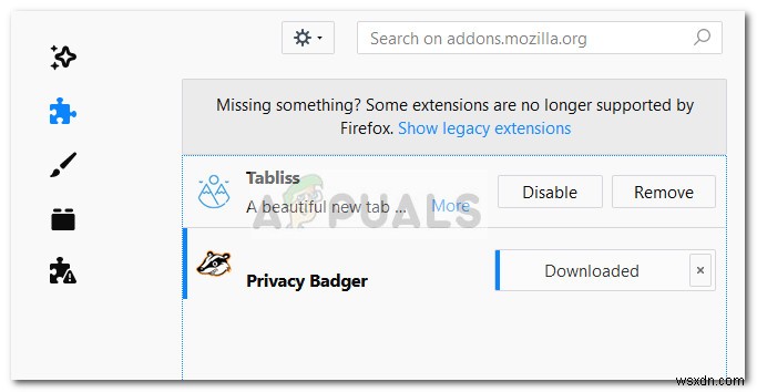 修正：Firefoxが応答しない 