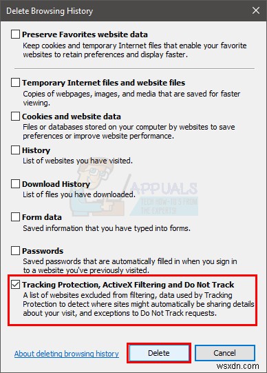 InternetExplorerでActiveXフィルタリングを使用する方法 