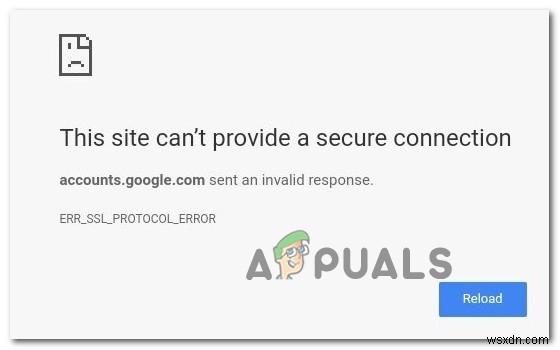 Google Chromeで「ERR_SSL_Protocol_Error」を修正するにはどうすればよいですか？ 