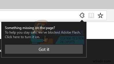 修正：FlashPlayerがMicrosoftEdgeで機能しない 