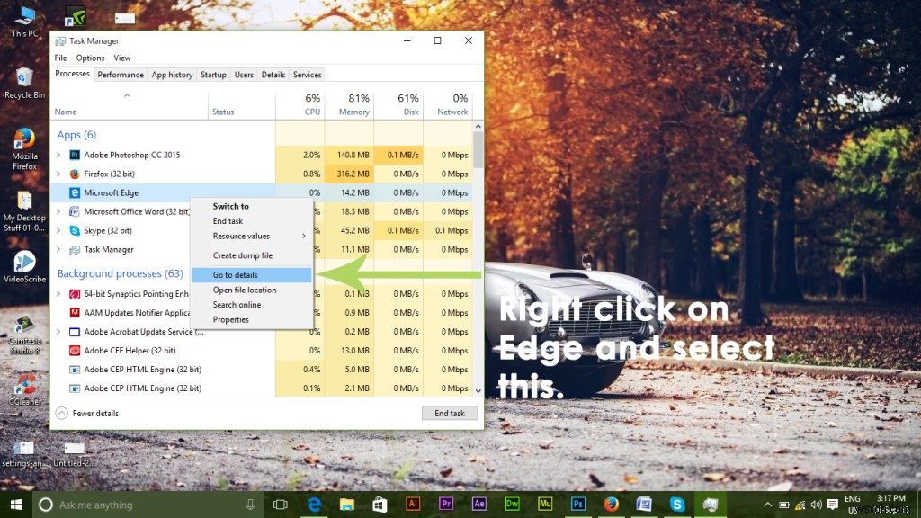 修正：Windows10でMicrosoftEdgeをリセットする 