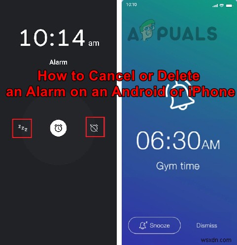 AndroidまたはiPhoneでアラームをキャンセルまたは削除するにはどうすればよいですか？ 