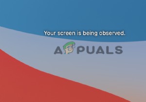 Macで「画面が監視されている」を修正するにはどうすればよいですか？ 