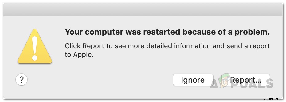 修正：Macで「問題が原因でコンピュータが再起動されました」？ 