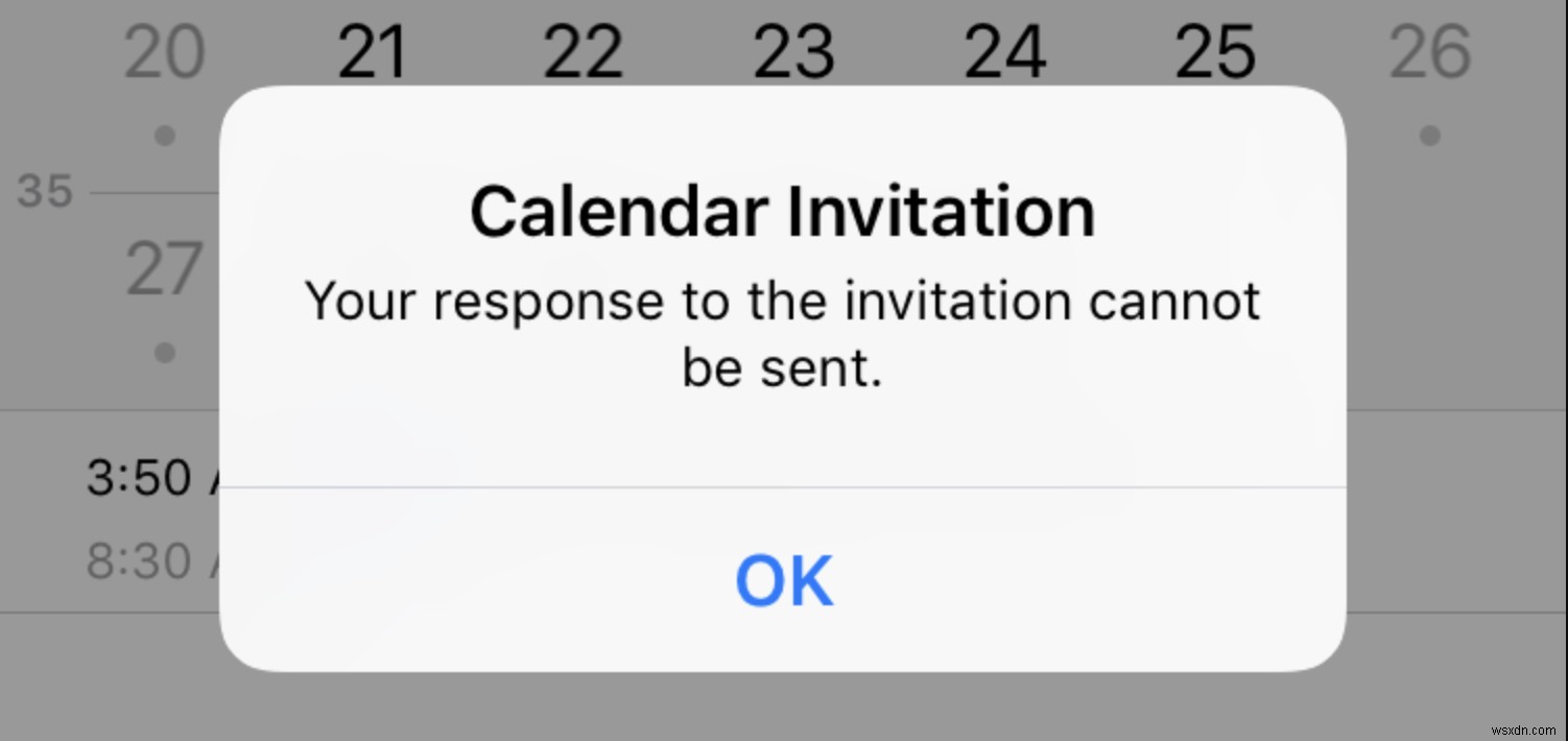 修正：iPhoneで「招待状への応答を送信できません」というエラーが発生しましたか？ 