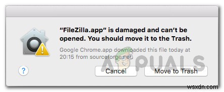 修正：破損したアプリをMacOSエラーで開くことができない 
