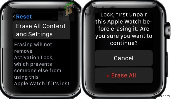 ペアリングに失敗しました：AppleWatchをiPhoneとペアリングできませんでした[FIX] 