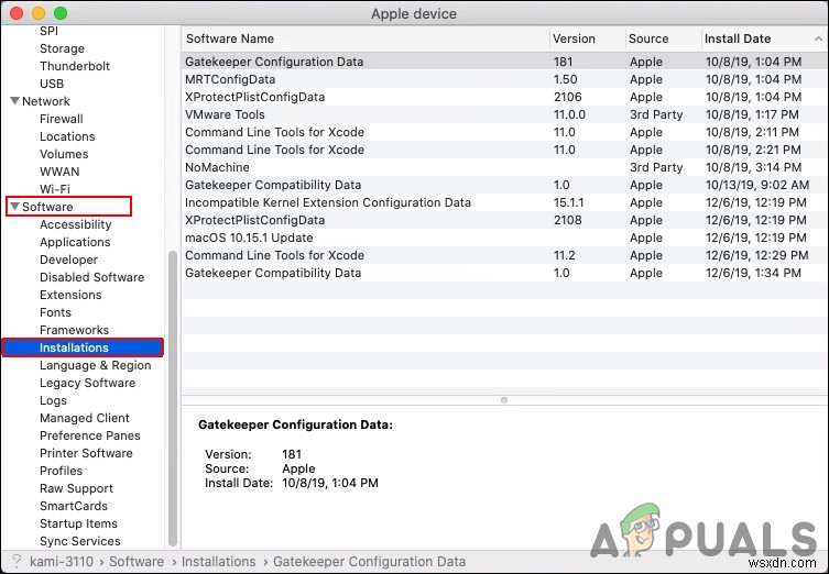 macOSですべてのアップデートを一覧表示する方法 