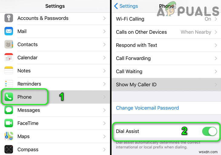 修正：iPhoneで通話に失敗しました 