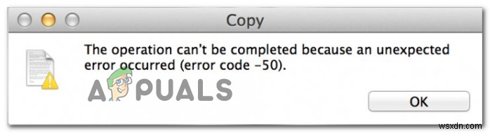 Macのエラーコード-50を修正する方法 