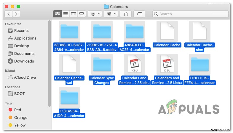 エラーが発生したため、カレンダーをiCloudに移動できませんでした（修正） 