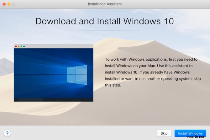 macOSでWindows10を実行する方法 