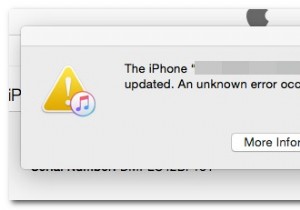 iPhoneで「アップデートエラー4000」を修正するにはどうすればよいですか？ 