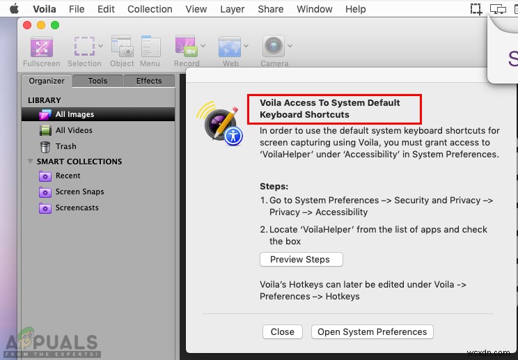 MacOSで動作しないコマンドシフト4ショートカットを修正する方法 