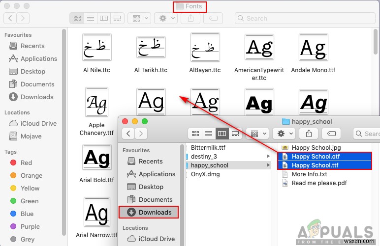 macOSにフォントをインストールする方法 